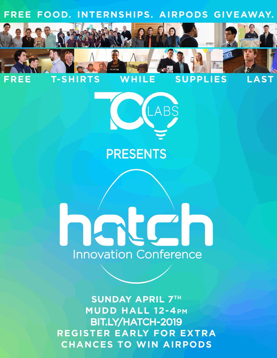 Hatch is this  SUNDAY! Make sure  to sign up today for your opportunity to win free airpods at our give away! See you there!