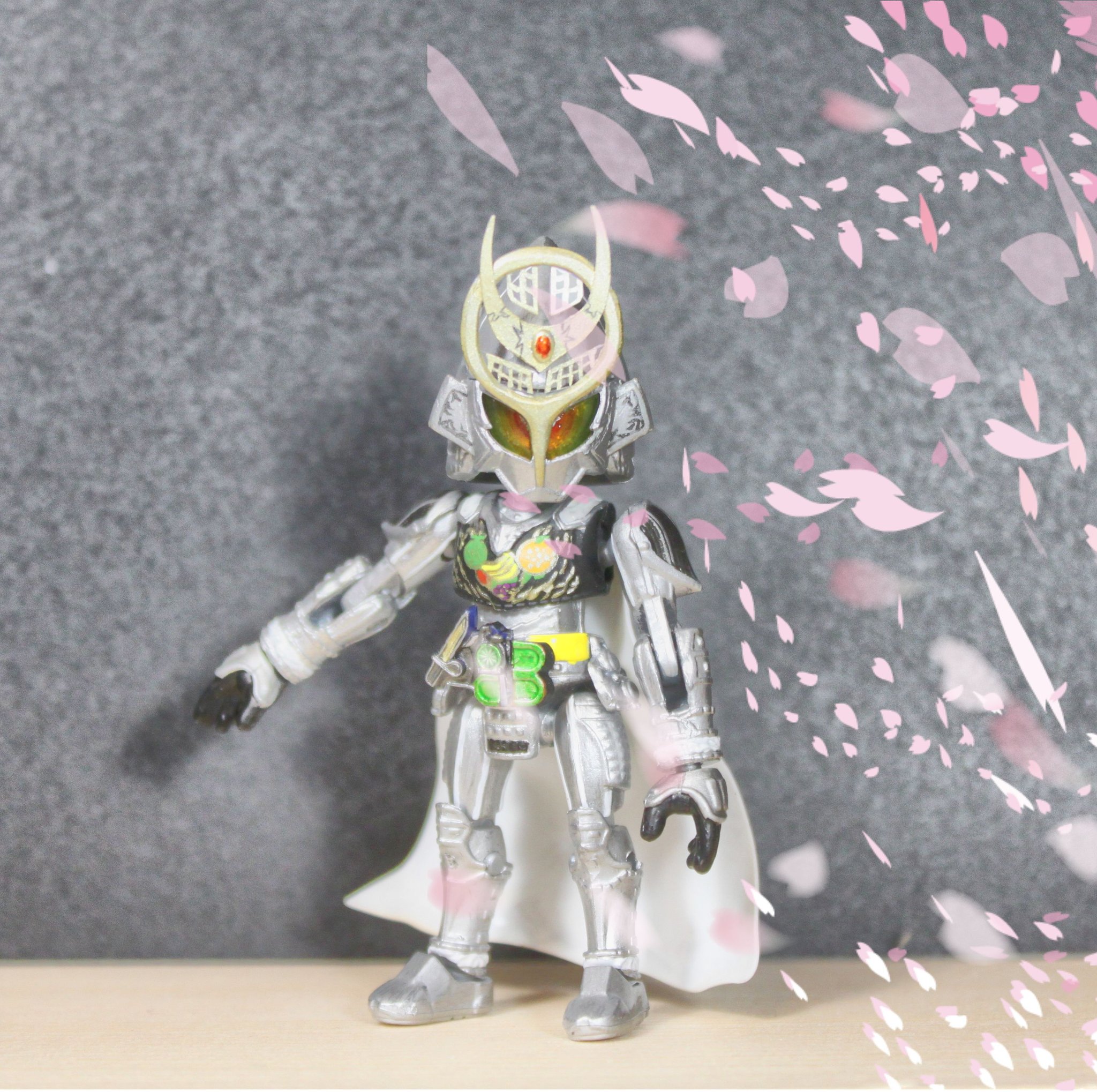 Yamato On Twitter 66アクション改造 仮面ライダー斬月極アームズ完成しました 桜吹雪の似合う 春に相応しいものが出来たかなと デザイン 画像提供 ベガもんさん Vgz083 ありがとうございましたm M 66アクション改造部 ニチアサフィギュア改造