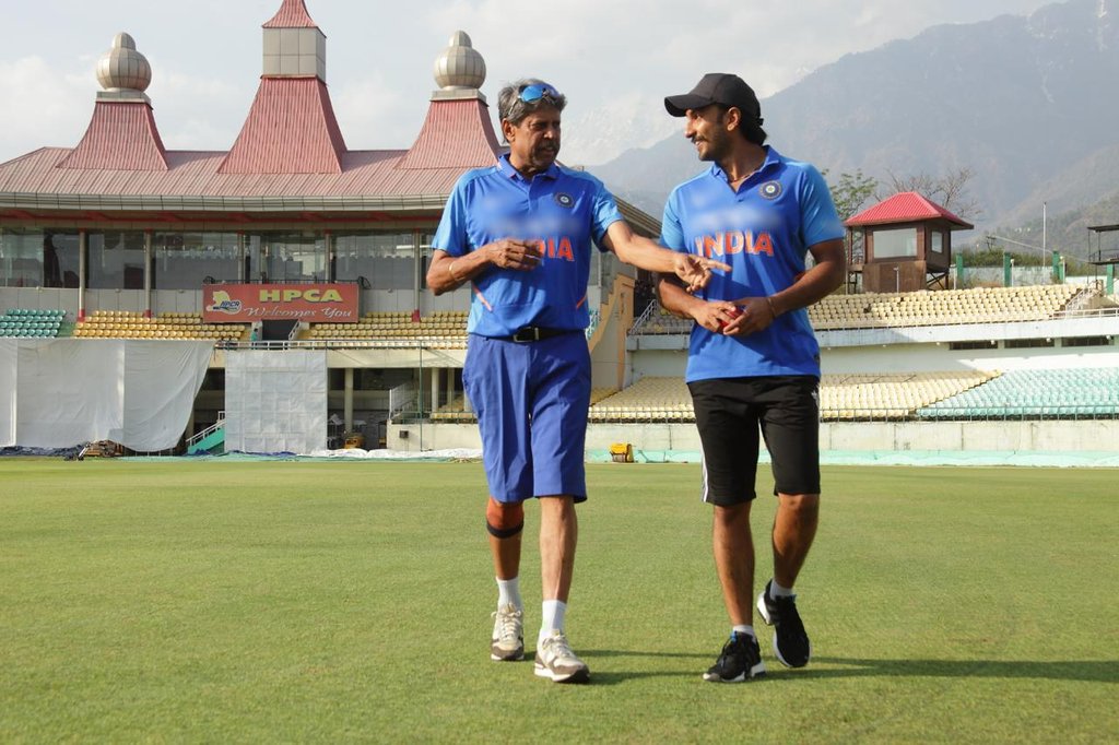 Becoming the Hurricane 🌪 #KapilDev #legend #journeybegins @83thefilm @kabirkhankk 🏏