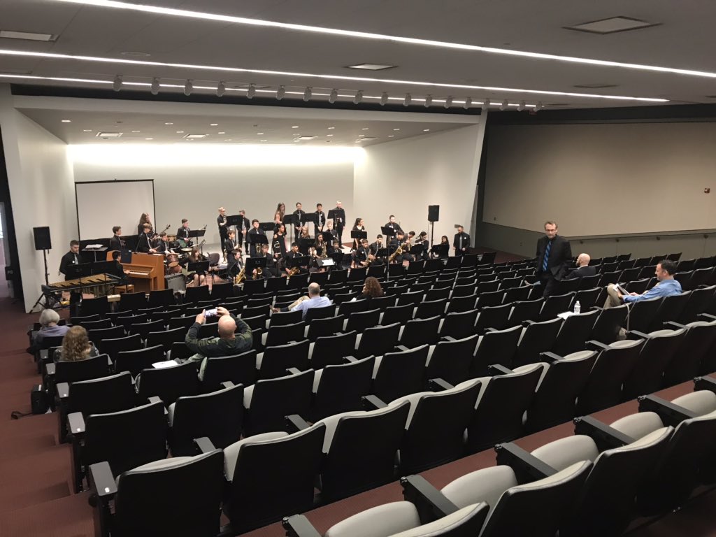 PDBand2's tweet photo. An amazing day at the 2019 PMEA/NAFME Convention in Pittsburgh! Honored to perform here and share the stage with Pennfield’s Jazz Band. https://t.co/sQcknjWCfD