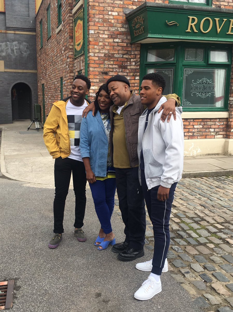 RachelCorrie's tweet photo. Great day at work yesterday launching Coronation Street’s newest family The Baileys, you’re going to love them! @itvcorrie https://t.co/ky84MLh5qg