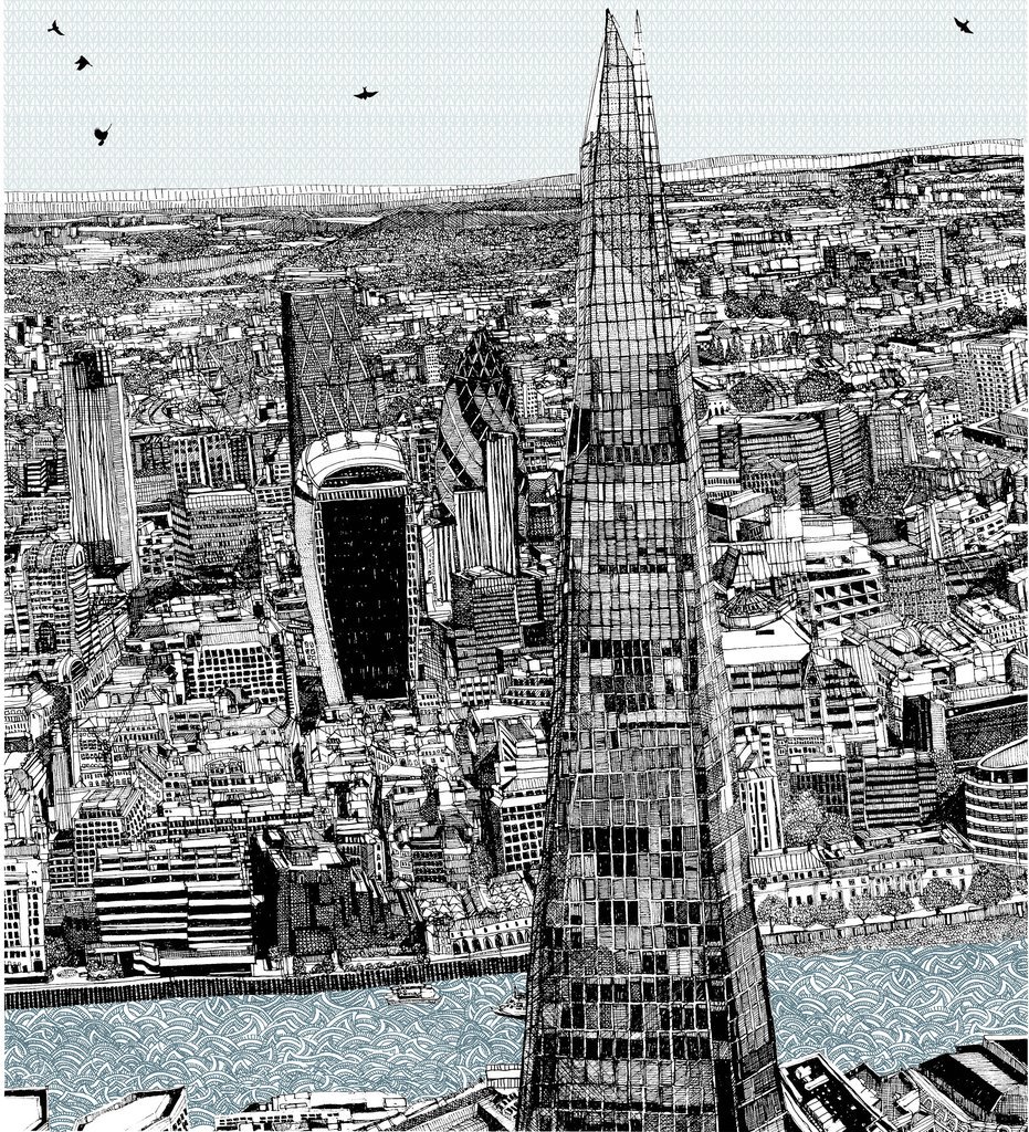 womensart1's tweet image. Clare Halifax, contemporary London based artist who produces limited edition silk screen prints #womensart