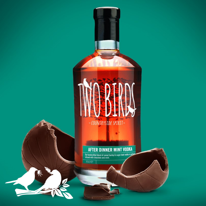 Easter is fast approaching and we've got the ideal chocolate egg alternative - our decadent After Dinner Mint and English Vodka which kicks off with hints of chocolate followed by a refreshing pinch of peppermint. Certainly something different. #vodka #easter