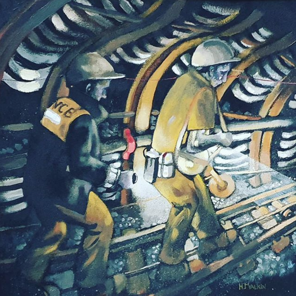 according2mcgee's tweet photo. The art of Dave Pearson and Harry Malkin in one room? Come to art collector daddy! We launch today, 12pm. Join us. #accordingtomcgee #buyart #davepearson #artcollector #harrymalkin https://t.co/EeS5o7M0jh