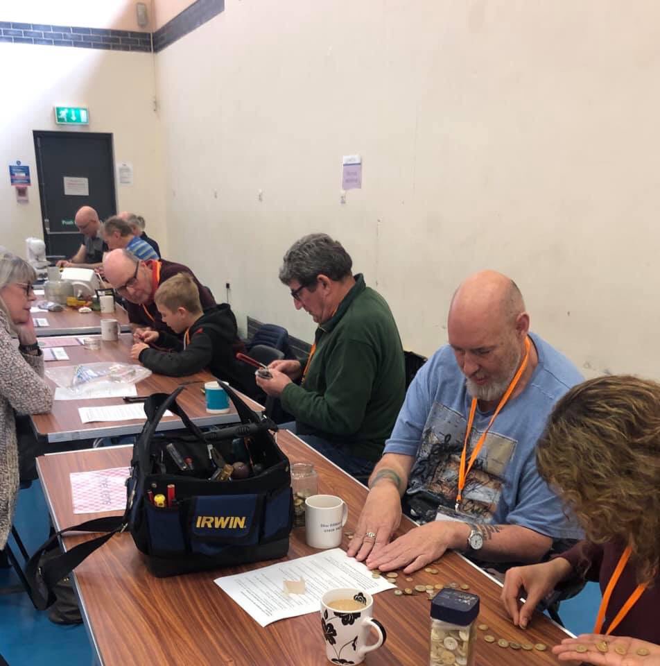 CafeLeamington's tweet photo. Hello 👋 pop in and see us in Leamington today whether it’s to have a look at what we do, have a cuppa or bring in a repair we look forward to seeing you.We have lots of visitors including a cute pooch called Brian who wanted to help the volunteers last month 🐶👫👫😊#repaircafe https://t.co/jDnPZFOUAz