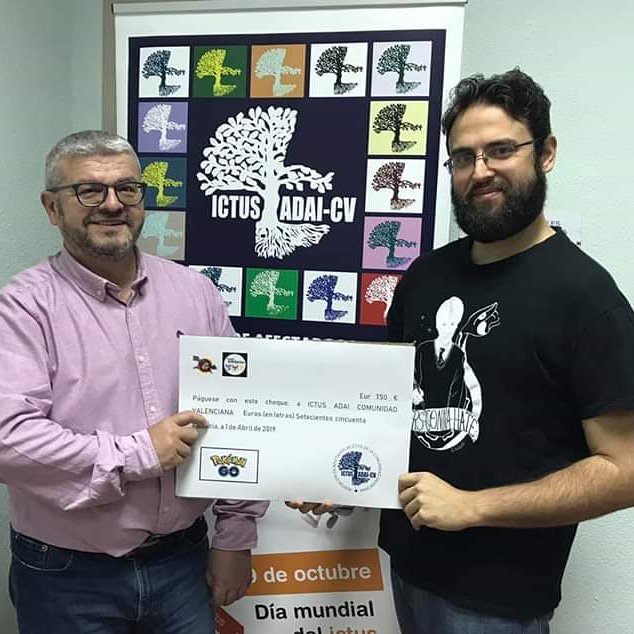 ChapaSolidarias's tweet photo. Seguimos sumando donaciones esta vez gracias a los compañeros de @ChapasValencia 
#pokemongo #chapassolidarias #ICTUS https://t.co/iZUTssvp9K