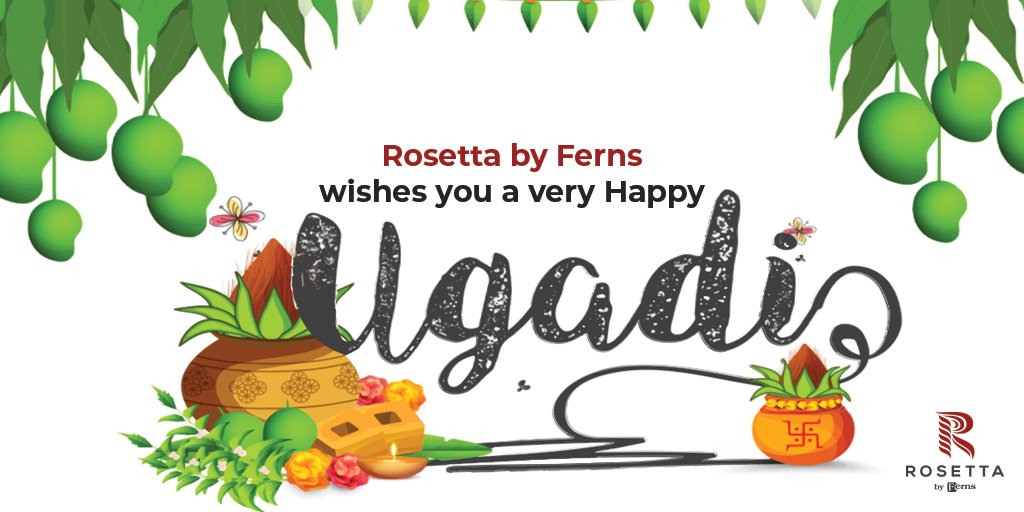 RosettaByFerns's tweet photo. This Ugadi, wish you a new year filled with happiness, prosperity &amp; abundance. Happy Ugadi from Team Rosetta. https://t.co/P1HXCwpscl