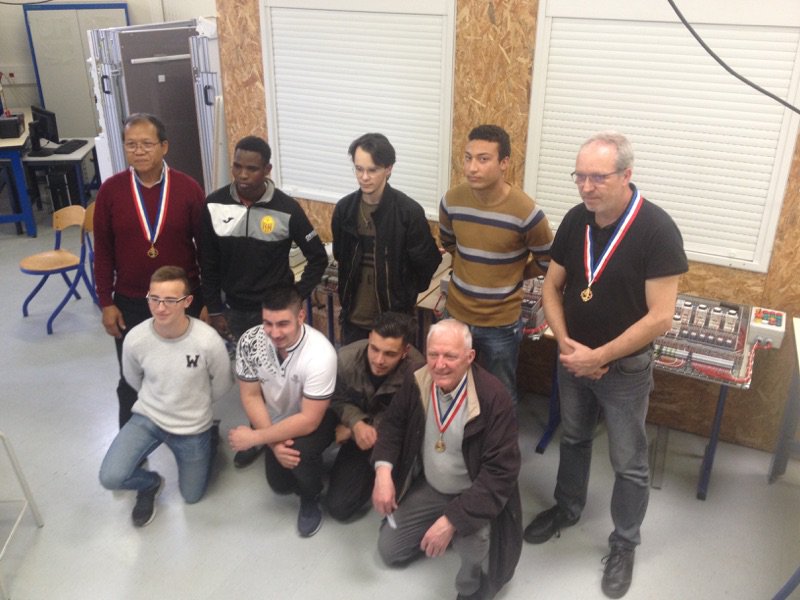 Les ELEEC Connectés (@meleecshessel31) on Twitter photo Concours MAF (l un des meilleurs apprentis de france).
FÉLICITATIONS à Corentin & Antony 2🥇Or en electrotechnique au departemental & aux autres candidats.<a href="/SocieteMOF/">MOF</a> au <a href="/LyceeHessel31/">Lycée Stéphane Hessel</a> <a href="/actoulouse/">Académie de Toulouse</a> <a href="/Occitanie/">Région Occitanie</a> @AFDETLR. Suite au régional dans 1 mois. Concours MAF (l un des meilleurs apprentis de france).
FÉLICITATIONS à Corentin & Antony 2🥇Or en electrotechnique au departemental & aux autres candidats.<a href="/SocieteMOF/">MOF</a> au <a href="/LyceeHessel31/">Lycée Stéphane Hessel</a> <a href="/actoulouse/">Académie de Toulouse</a> <a href="/Occitanie/">Région Occitanie</a> @AFDETLR. Suite au régional dans 1 mois.