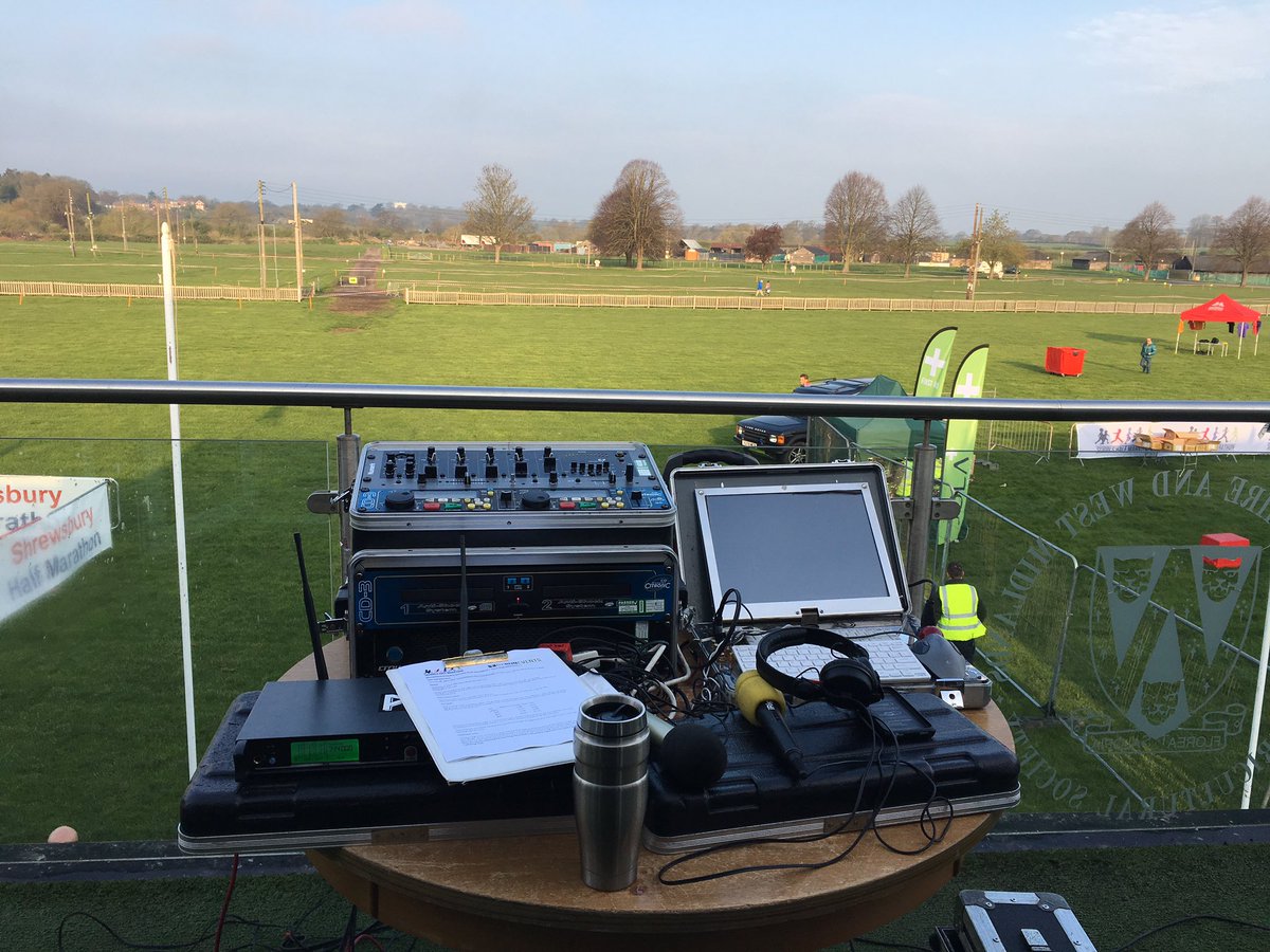 Shuttsie's tweet photo. All ready for over 1800 school children to complete the Shropshire Primary School Half Marathon - with performer from the Big Busk @BBCShropshire @ukrunevents @TheBusk at County Show Ground https://t.co/C59gry7QEY