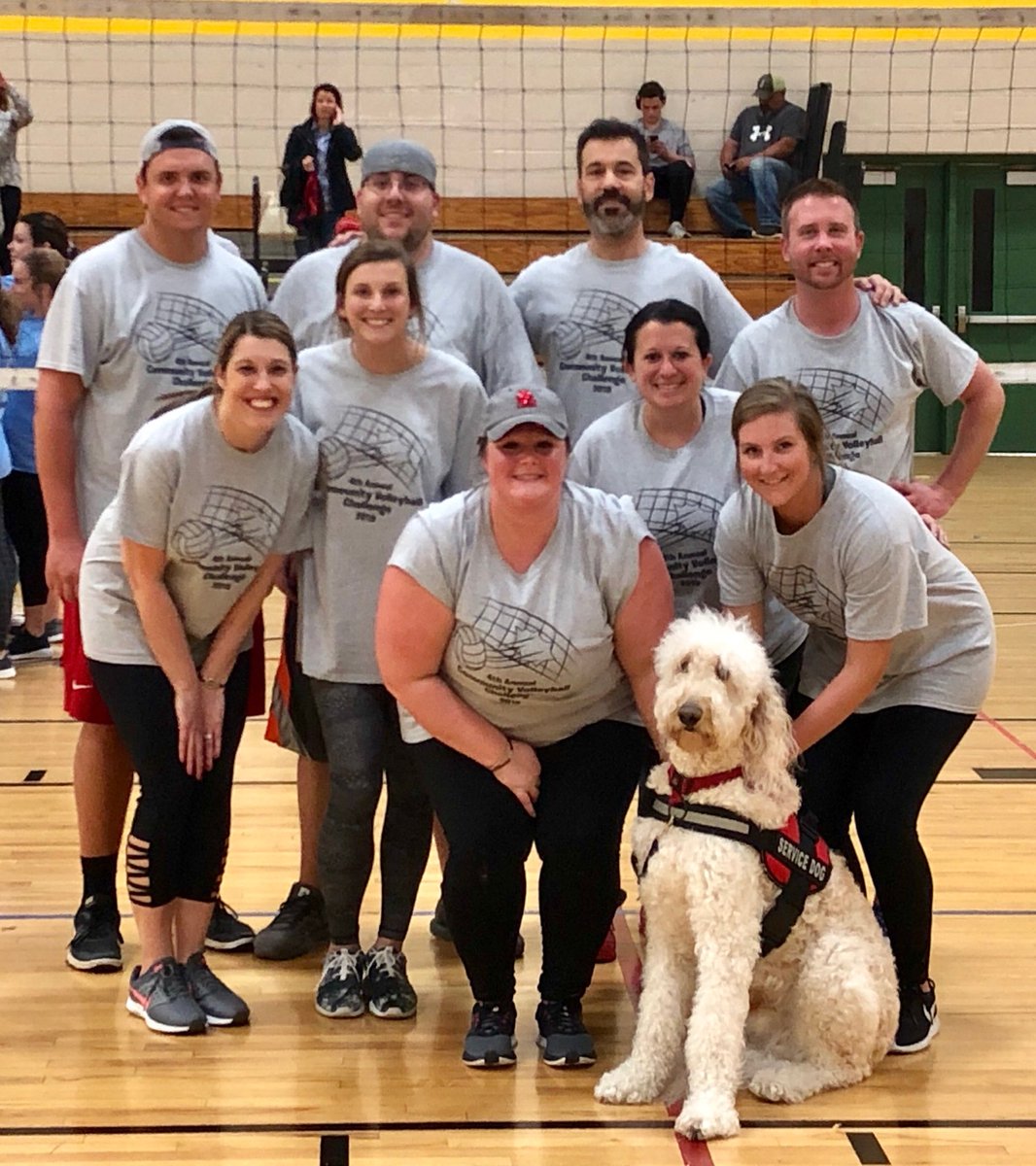 Good times at the annual Lafayette Quadrant Volleyball Tournament #GoPanthers ⁦@PondElemAP⁩ ⁦<a href="/Roneckersclass/">Mr. Ronecker's Class</a>⁩ ⁦<a href="/EManselle/">Erica Manselle</a>⁩ ⁦<a href="/mensingandmurp1/">mensingandmurph</a>⁩ ⁦@MissWhitchurch⁩ ⁦<a href="/LHSLancerPrin/">LHS Principal</a>⁩ ⁦<a href="/rockwoodschools/">Rockwood School Dist</a>⁩