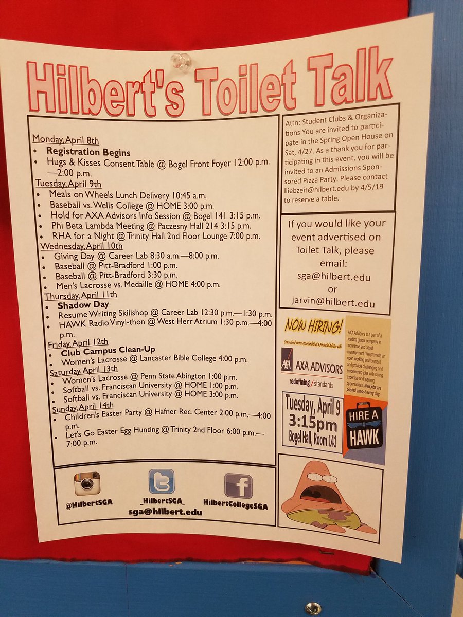 HilbertSGA's tweet photo. Toilet Talk Updated! https://t.co/k9WoGgZjgK