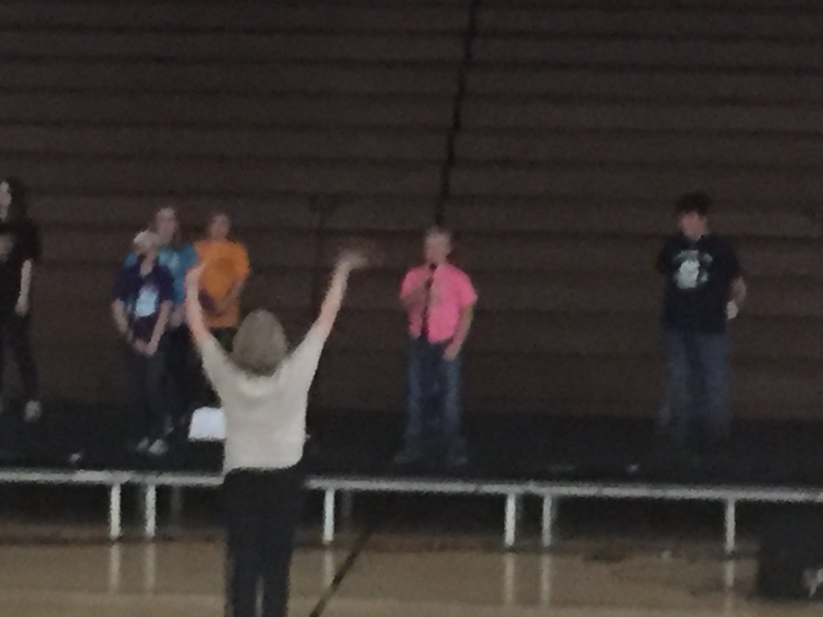 We are so proud of our chorus! They did an amazing job at Lawrence County Sings! Thanks Mrs.  Jennette Midgett Sockwell for all of your hard work!