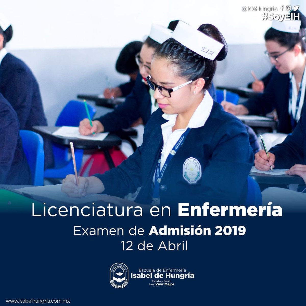 IdeHungria's tweet photo. 🚩 Admisión 2019 🚩
Licenciatura en Enfermería 💼
📋Entrega de fichas para examen:
🗓 12 de abril

🕐 Cupo limitado
➕ Información en
📞 Gestión escolar: 2411883485 https://t.co/KSIuc1DPKp
