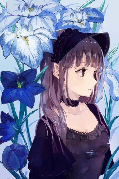 #平成最後に自分の代表作を貼る 
1.直近で一番気に入っています(^-^)
2.平面的な絵になってしまったのですが表情が一番気に入っています
3.一番時間をかけて一番上手くいったと思っている絵です
4.繊細な雰囲気が一番出せた絵だと思っています 