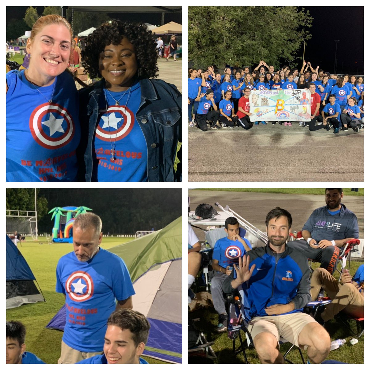 msgator9's tweet photo. ⁦@HMLSrHighSchool⁩ #relay2019 #BrysonandtheBeasts #beingmarvelous https://t.co/AXqG0uLuma