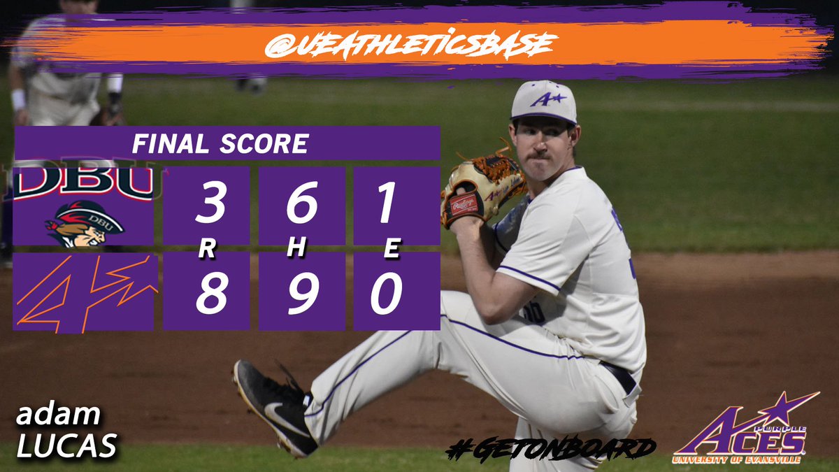 UEAthleticsBASE's tweet photo. Dewey delivers in big series opening victory over Dallas Baptist!!!
#AcesAces #GetOnBoard https://t.co/qmPyJ5ascC