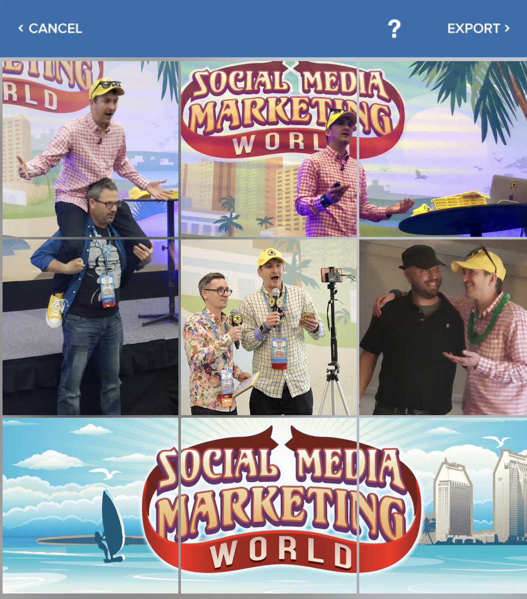 ChrisStrub's tweet photo. I don’t often post to my #Instagram grid, but when I do ... I share 90 pictures at a time ... 

Go swipe, double-tap and leave some love on my massive #SMMW19 photo cache ... built over three hours (!) tonight using #GiantSquare ... https://t.co/Vzw7MvMsRT