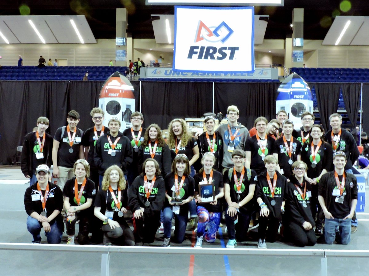 GlitchTeam5854's tweet photo. GLITCH is honored to be competing with these exceptional teams Team 2655 Platypi, Team 5190 Green Hope Falcons, and Team 6500 GearCats at the NC State Championship for the Engineering Inspiration Award! Good luck to all the teams competing this weekend! https://t.co/HpDLp4tu2d