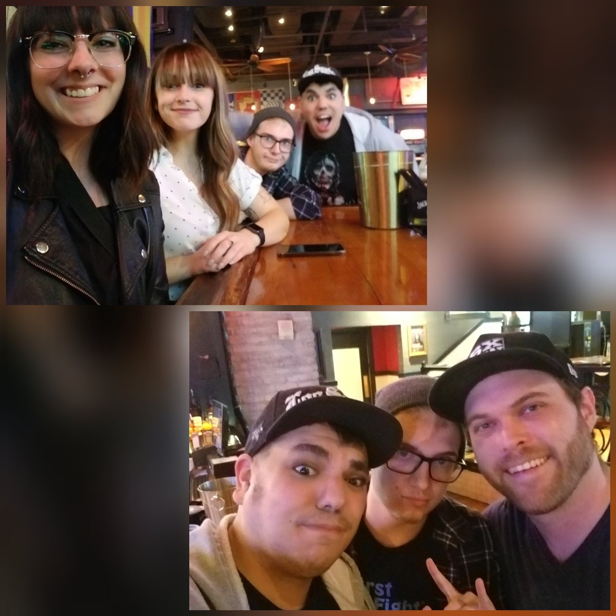 Joel311Bandit's tweet photo. Just arrived @recordBar to witness a legendary lineup of @BrandonPandtheC &amp; @TheSlutsBand but we made a pitstop @KCPizzaBar and ran into @Snowcone965. With the best group of friends @TheMarkLee117 @AmanduhNicole &amp; Tia. A great Friday night #Ilovekc #supportlocalkc https://t.co/IoxgDXcArm
