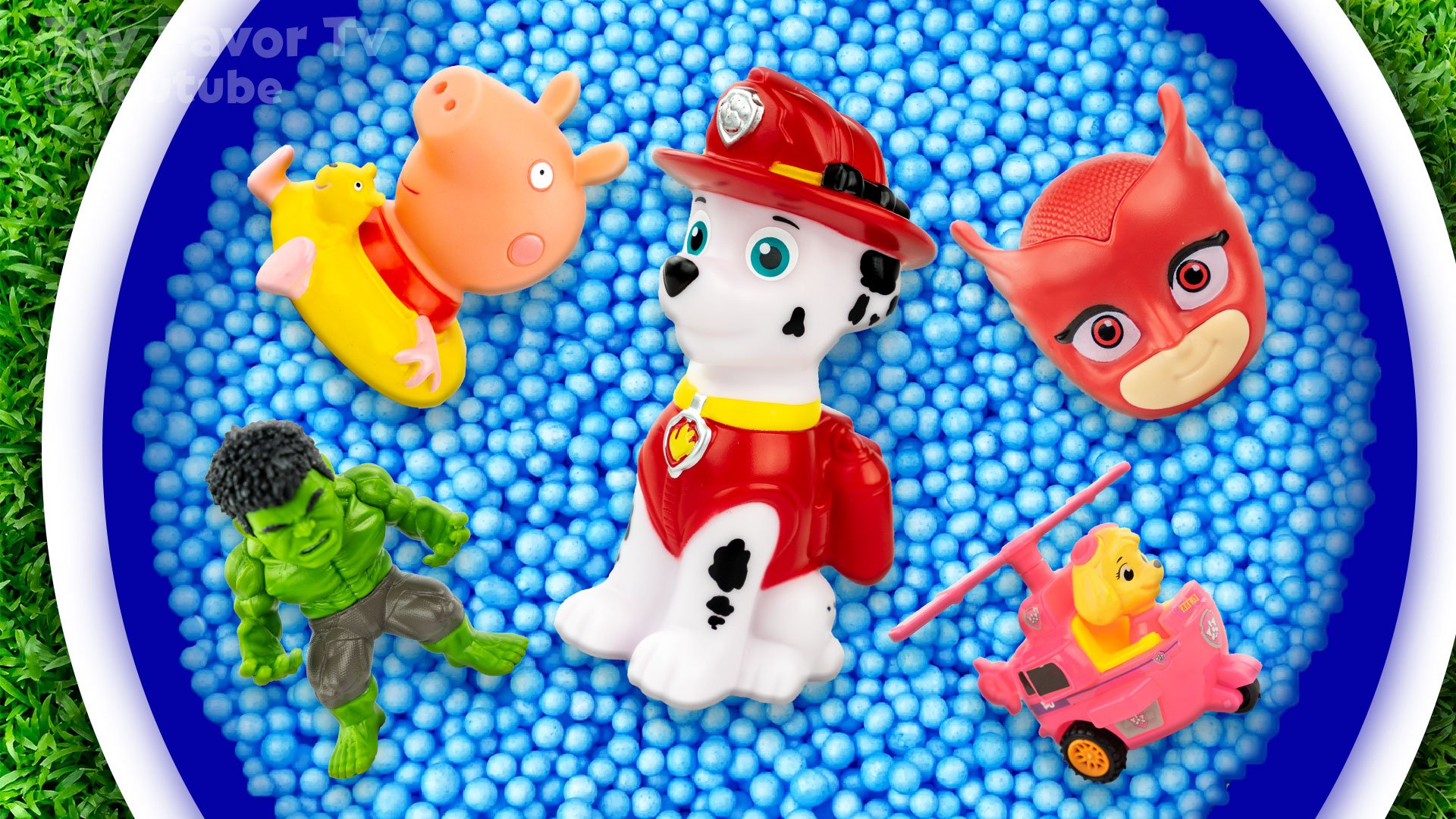 Peppa pig hotsell paw patrol toys