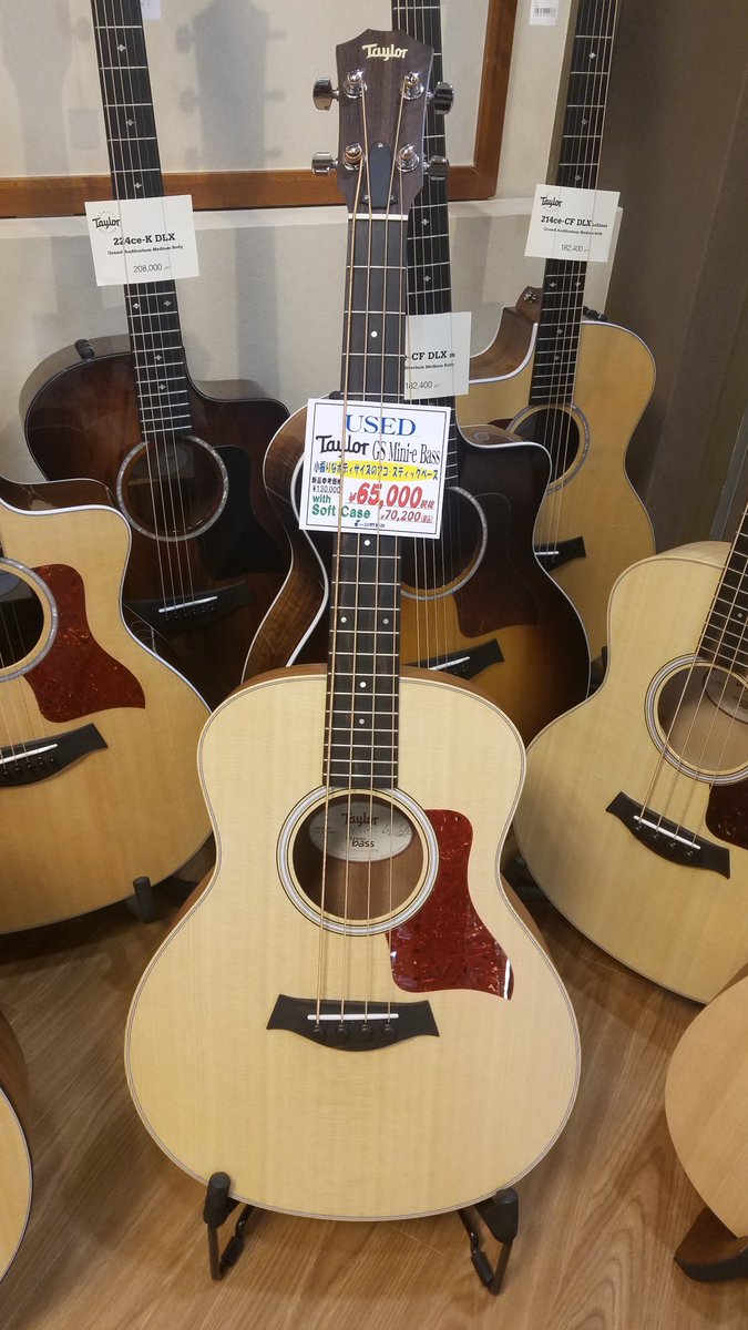 Yamano_Rockinn's tweet photo. ！！大人気小型アコベ！！

#Taylor #GSminiBass 中古品店頭に並びました！

通販ページには出していませんので、お早めにお電話ください

TEL：03-5296-0795

#エレキギター #アコースティックギター #GSミニ #テイラー #話題の商品 #小さいアコベ #めちゃ楽しいベース #新宿 https://t.co/eK08bY79fW