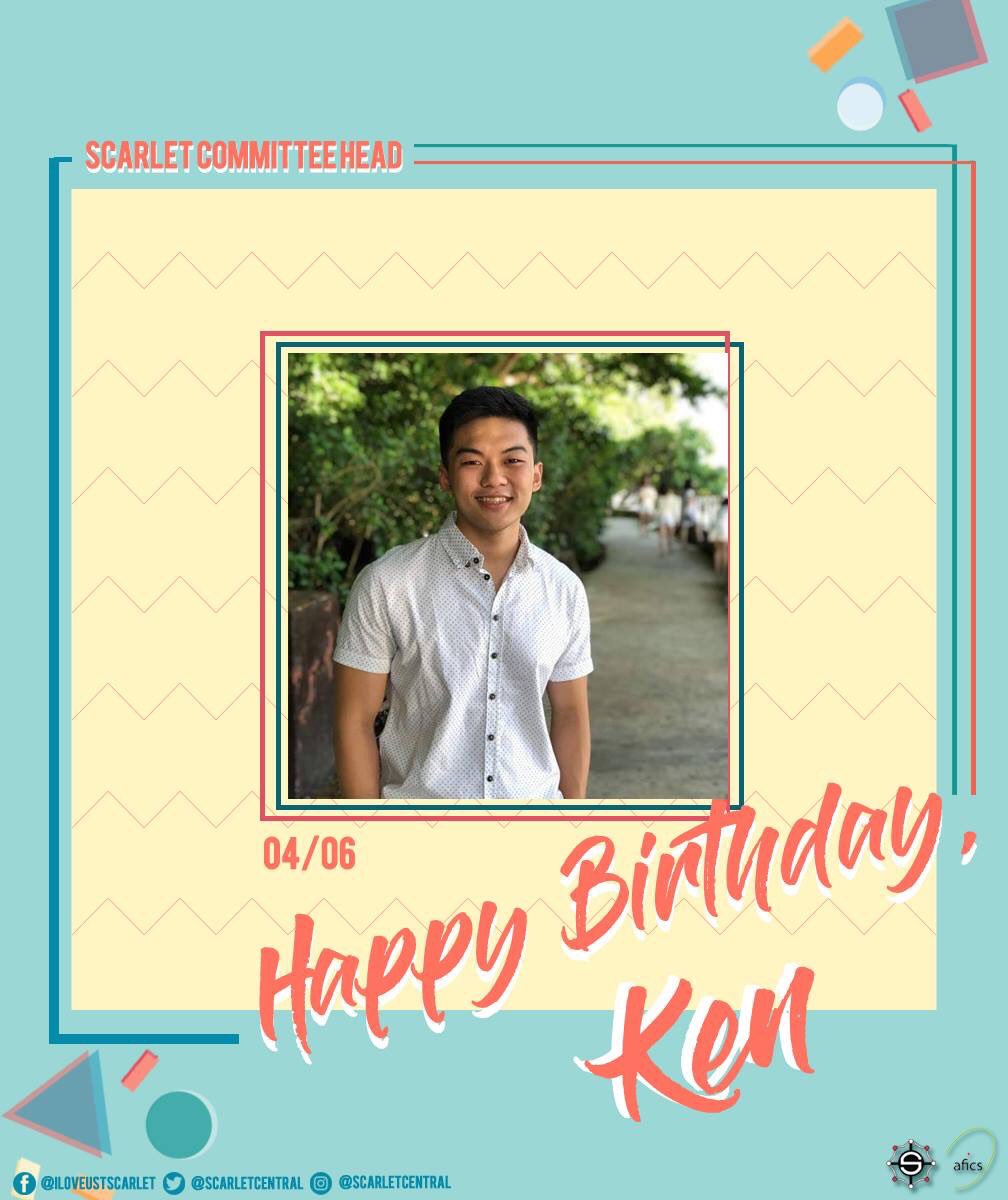 scarletcentral's tweet photo. 生日快乐!
Happy birthday to our Committee Head for Finance, Kendrick Yao! 🎉🎉
Pubmat by: Mariela Ong
#DoItWithSCARLET https://t.co/xK5USkr9D8