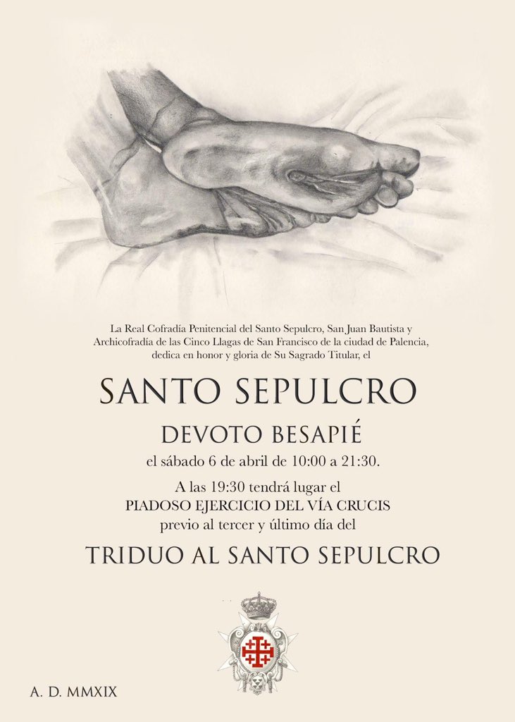 BCT_StoSepulcro's tweet photo. Tras el besapié que se celebrará durante el día de hoy, mañana haremos nuestro tradicional concierto en la capilla y posteriormente le acompañaremos a la S.I Catedral. https://t.co/5afBcwFphO