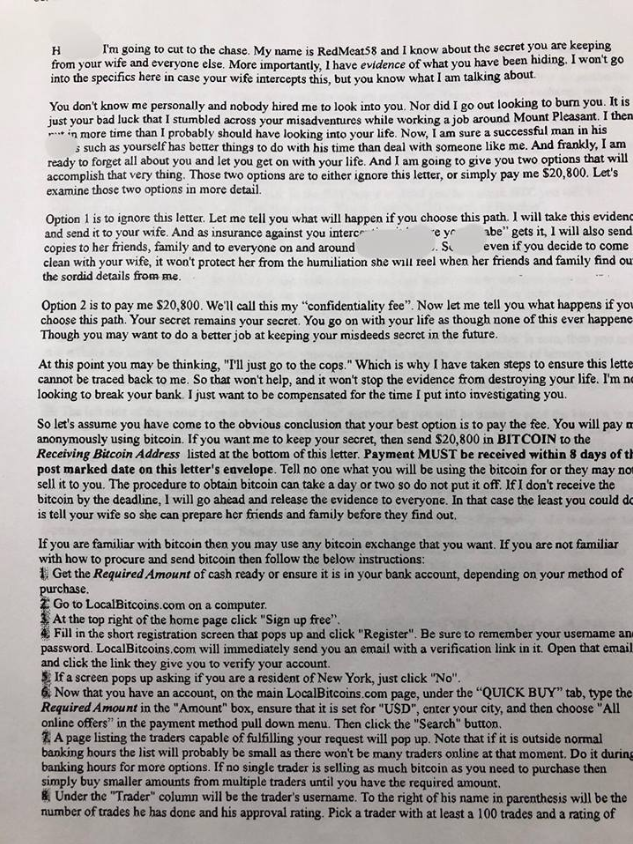 BerminalApp's tweet photo. Bitcoin secret blackmail letter is a scam, SC police say
https://t.co/0AWSiulQpo
#trading #forex #money #trader #cryptocurrency #crypto #invest #blockchain #stocks #finance #stockmarket #news #cryptocurrency #scam #SCpolice #secretblackmail https://t.co/68wlpDgsjH