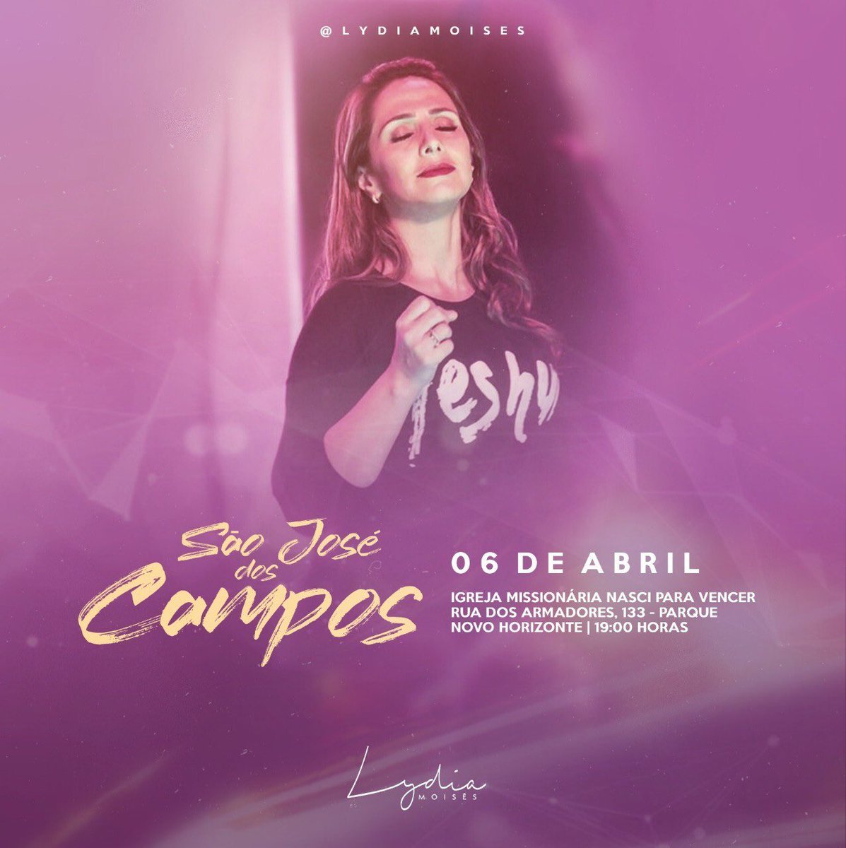 Agenda de amanhã em São José dos Campos/SP