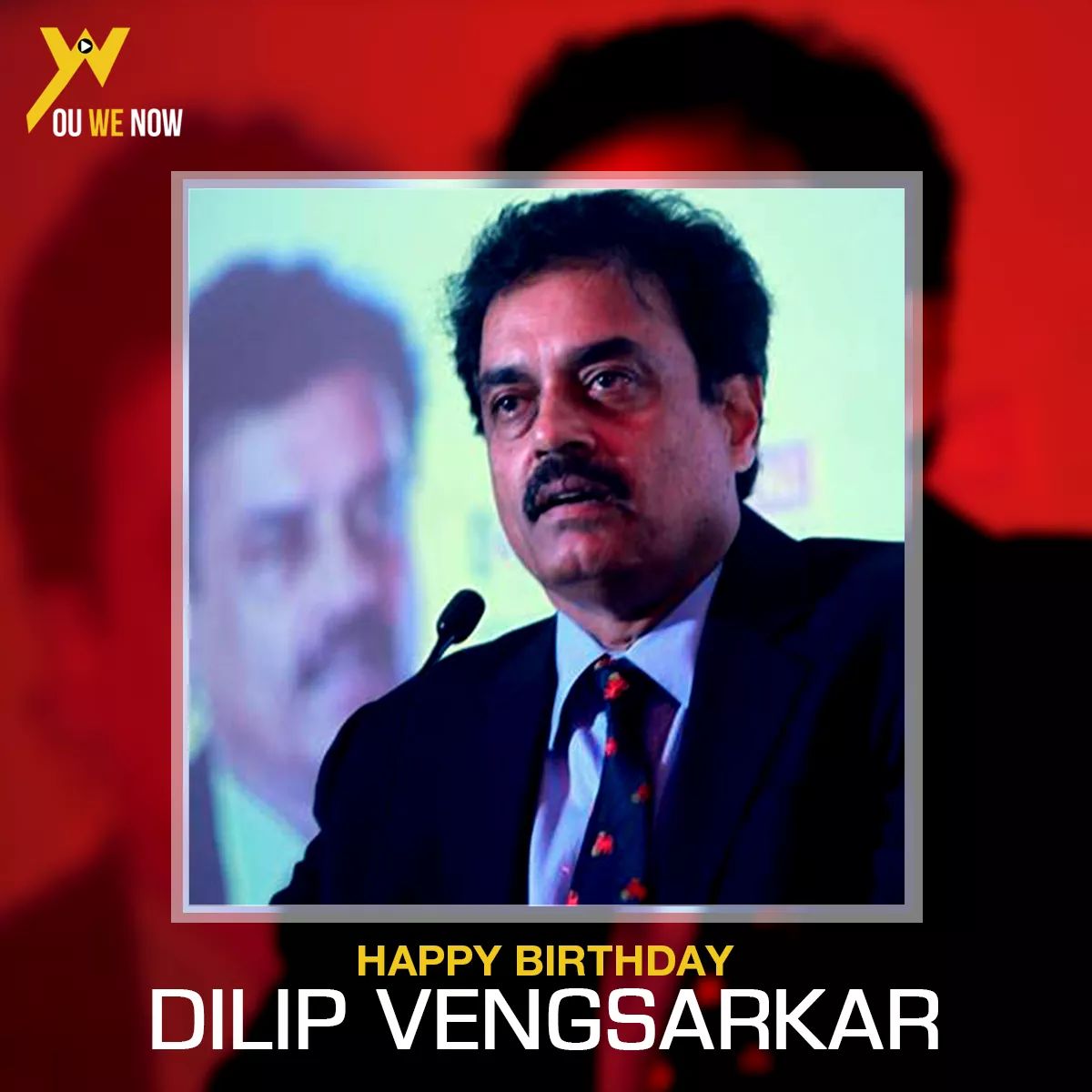 We wish you a very happy birthday Dilip Vengsarkar. 