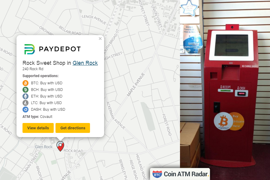 CoinATMRadar's tweet image. Visit  this new installed #Covault  #bitcoin machine at Rock Sweet Shop in #GlenRock. Operated by #PayDEPOTLLC. Supported operations and coins: #BTC #BCH #ETH #LTC #DASH  
coinatmradar.com/bitcoin_atm/75…