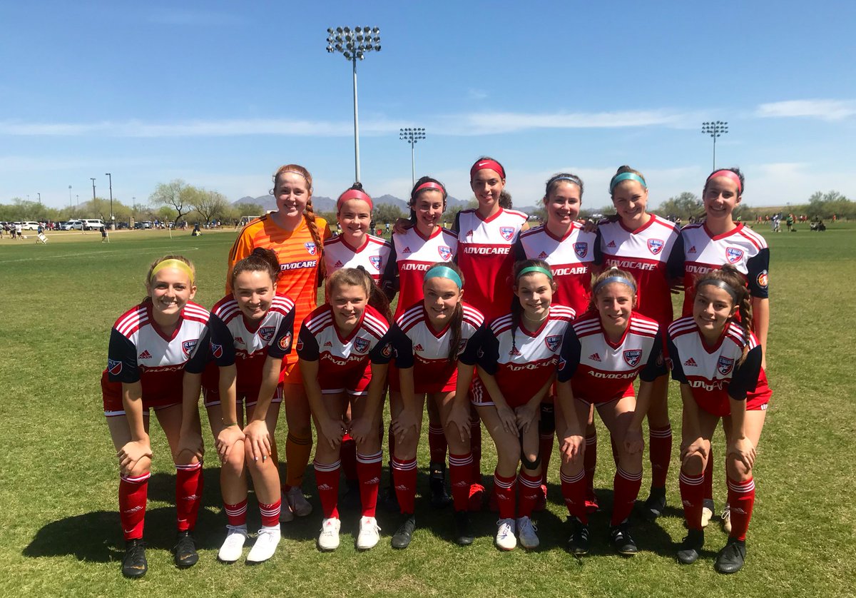 FCDGirlsECNL's tweet photo. At the close of day one both U16 and U17 make their way through tough competitive games. Onto day 2....💪🏻 https://t.co/POE9TD5dUW