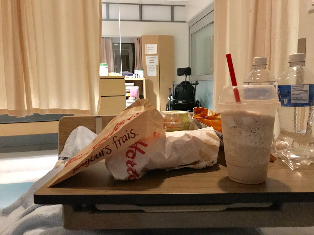 BuffWarren's tweet photo. From #Holidays to #Hospitals. Last supper #timhortons before morning #brainsurgery. Sold all #swingtrades after learning I have a #braintumour. Got bored waiting and took a position in #cardinalenergy $cj for something steady while I’m in #recovery however long that will be. https://t.co/wc5FYTgji8