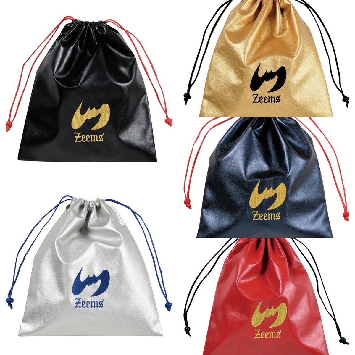 Zeems20's tweet image. 2019年新商品
マイナーチェンジしたグラブ袋、発売開始しました！
高級感のある素材はそのままに、大きくブランドロゴを刺繍し、ワンポイントのアクセントで紐の色も変えてみました。品番:ZGB-1200

#ジームス
#Zeems
#グラブ袋