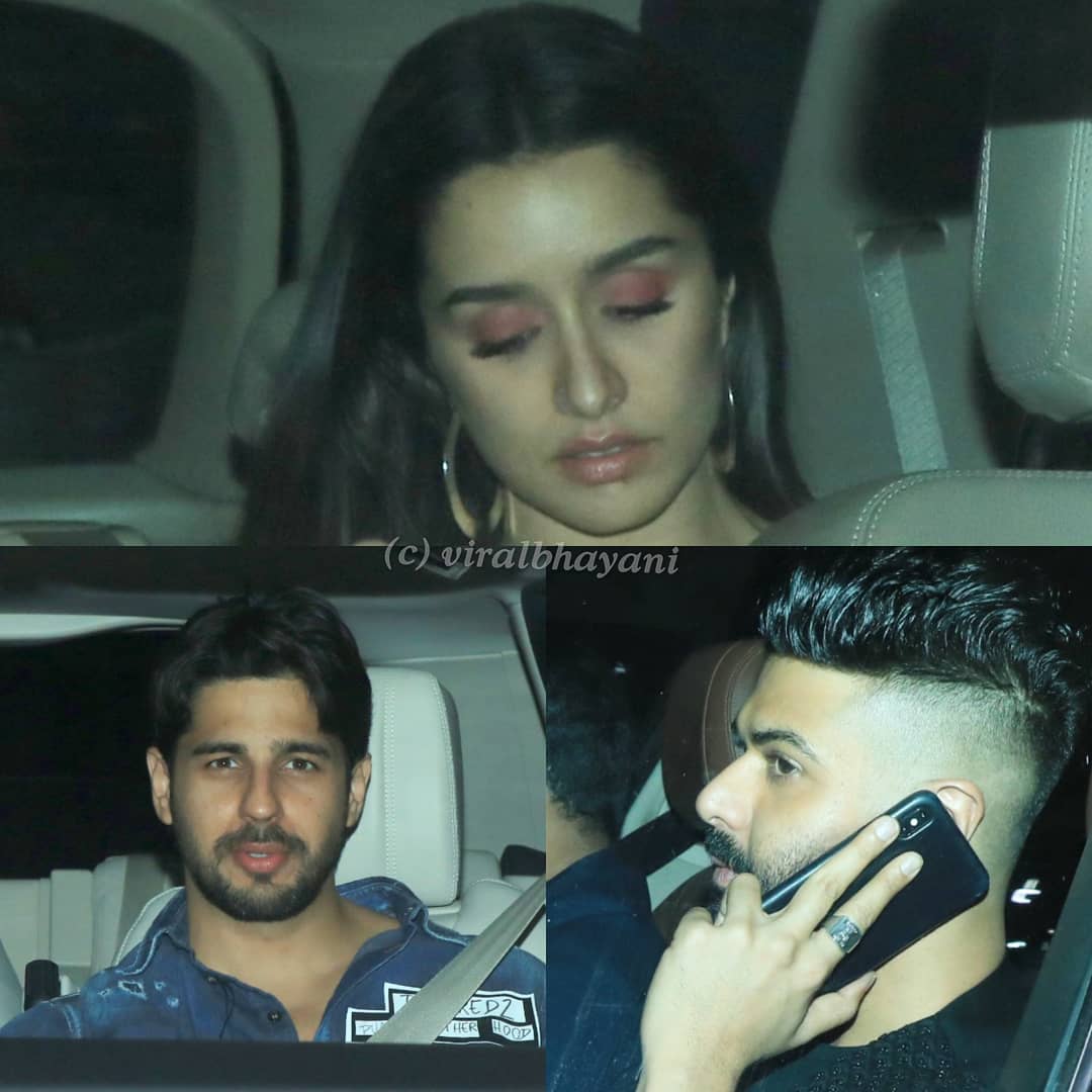 📸@SidMalhotra @ShraddhaKapoor and designer #kunalrawal  at #natashapoonawalla bash, last Night 😍