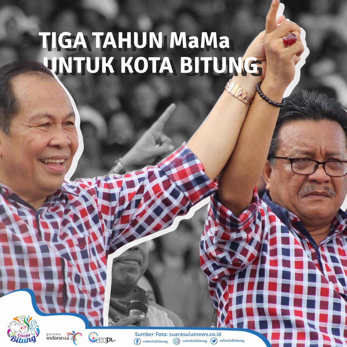 ColorfulBitung's tweet photo. Tiga tahun sudah Kota Bitung berkolaborasi dengan MaMa. Bagaimana ya sepak terjang mereka selama ini? Simak Instagram dan Facebook Colorful Bitung ya!
#colorfulbitung #marijokabitung #pesonaindonesia #bitungbahariberseri #wonderfulindonesia #disparbitung #humaspemkotbitung https://t.co/QYHG9EPm1l