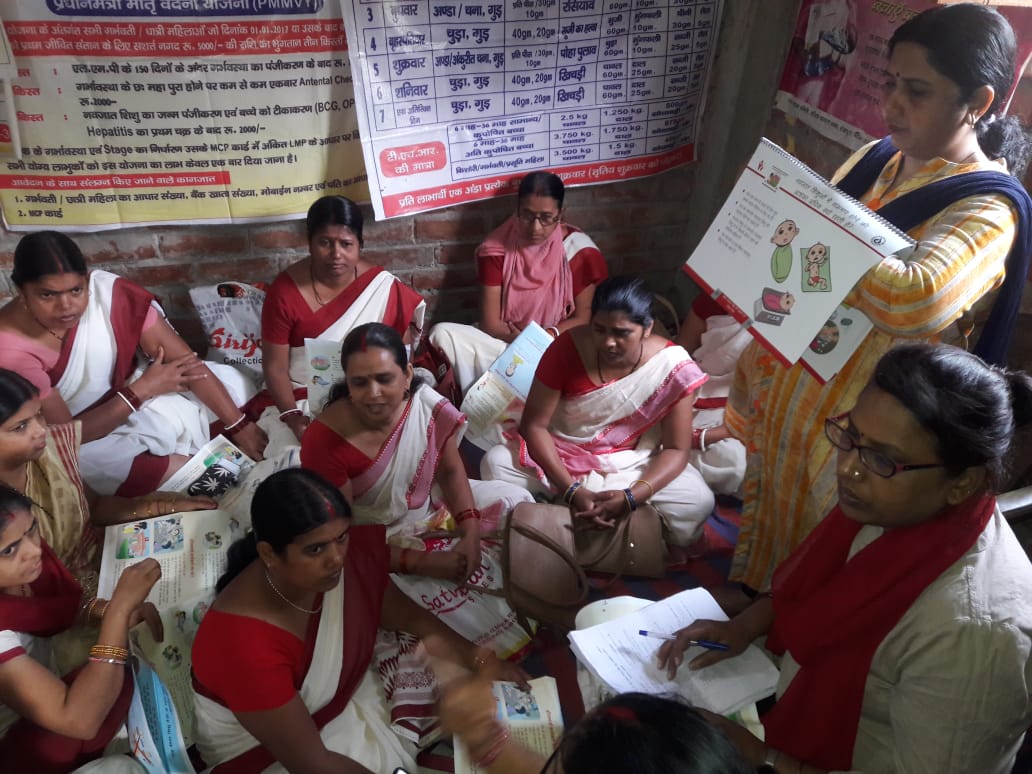 PatnaPoshan's tweet image. Sector level roll out of ILA module number 21 at Patna Sadar 3 .
#PoshanAbhiyaan #PoshanPakhwada #FightAgainst #Malnutrition @MinistryWCD @tini_tatatrusts @SPreraks @dm_patna