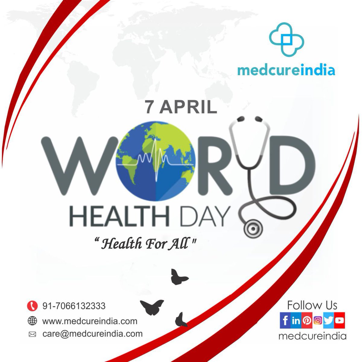 medcureindia's tweet photo. The #WorldHealthDay is a global health awareness day celebrated every year on 7 April, under the sponsorship of the World Health Organization (WHO)
 #HealthForAll #medcureIndia #नववर्ष  #HappyNavratri #WorldHealthDay2019 #Navratri  #नवरात्रि  #GudiPadwa https://t.co/wWYqasc0RJ
