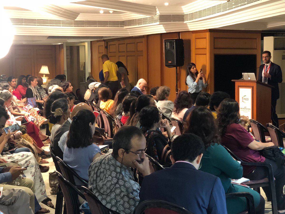 galessandrog's tweet photo. Prof. Pier Giacomo Mion, addressing the large audience in Bombay on the Art of Management, at Avid Learning. Thanks ⁦@asadlalljee⁩ for putting all this together. With ⁦@SDABocconiAC⁩ #art #artmanagement #artgalleries #miart #bombaynah #culture #mba https://t.co/1SfxMDveoM