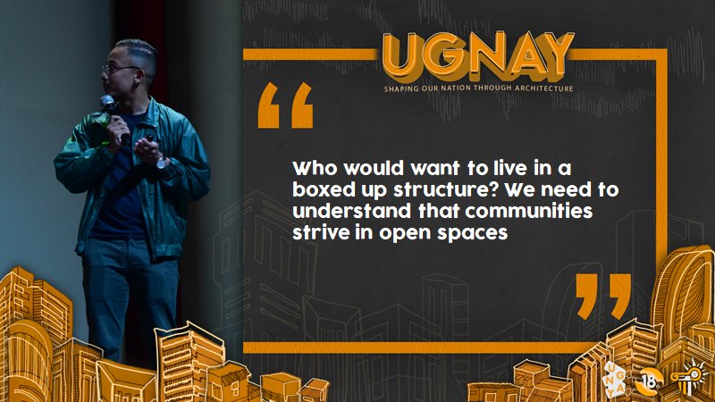 uapsaust's tweet photo. #UAPSANow :
Another inspirational quotes from our first guest speaker,
AR. ARTS SERRANO
Retweet and like this tweet for live updates π Stay tuned!
#UGNAY2019
#IgnitingAbilities
#SeeYOUapsa https://t.co/eggzNKSjpW