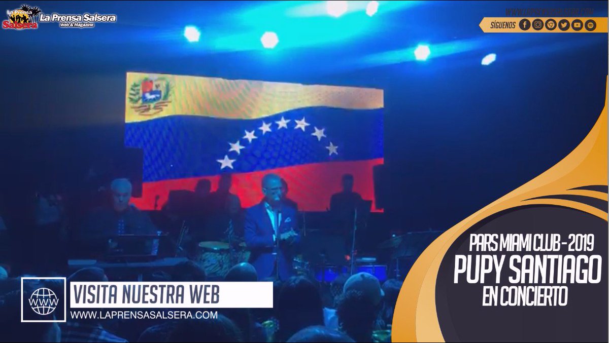 (VIDEO) DISFRUTA DEL SHOW DE <a href="/PupySantiago1/">Pupy Santiago</a> EN <a href="/ParsMiami/">Pars Miami</a> (<a href="/LAPRENSASALSERA/">La Prensa Salsera</a> 2019) youtu.be/EQjgKNcm8V8 vía <a href="/YouTube/">YouTube</a>