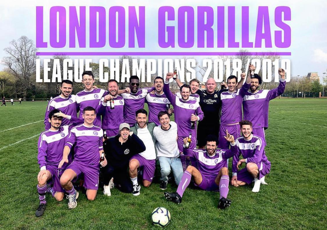 SPORTS100app's tweet photo. Congrats for the title @londongorillas! #sports100 #give100 #be100 #gorillas #morethanateam #london #jungle #champions #epl #saturdayleague #grassrootsfootball #play #share #connect LL https://t.co/87yWSx3xOj