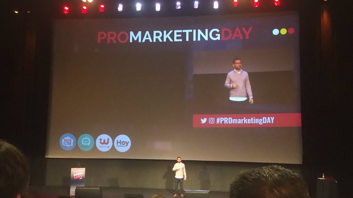 " La gente hace negocios con personas que le caen bien y en las que confía" #PROmarketingDAY