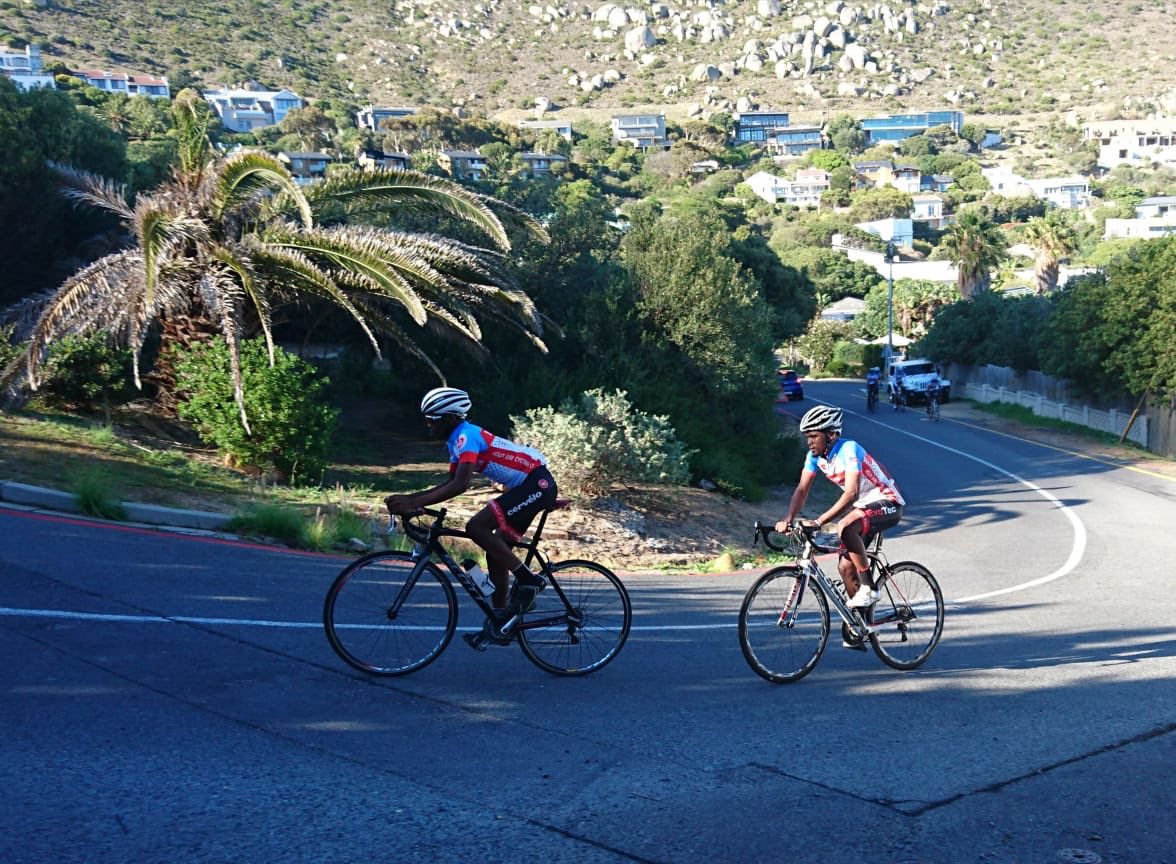 Climbing Llandudno this morning