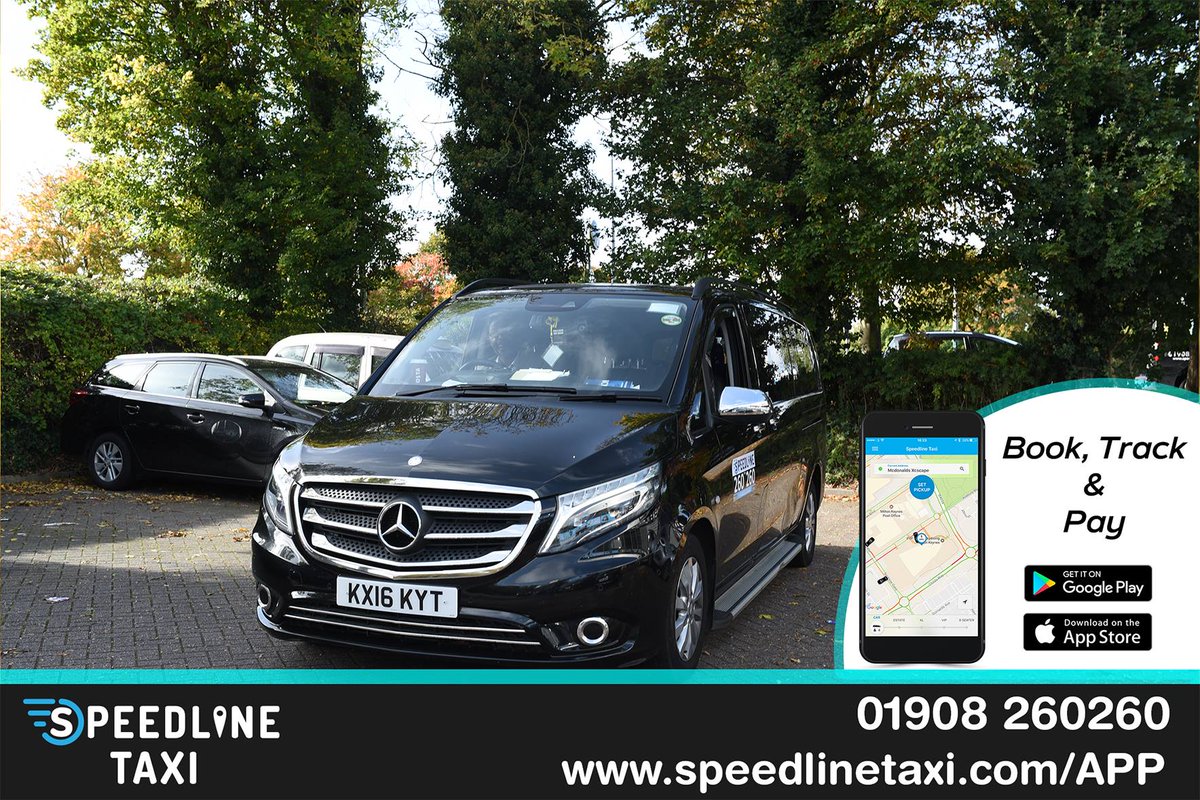 speedline260260's tweet photo. Nights Out, Days Out, Weekends Away or Airport Transfers 
8 Seater Minibuses available
Book &amp; Pay via app safely and securely
Call 01908 260260 or Download https://t.co/ekQAteQuyR https://t.co/gKXwEmYP10