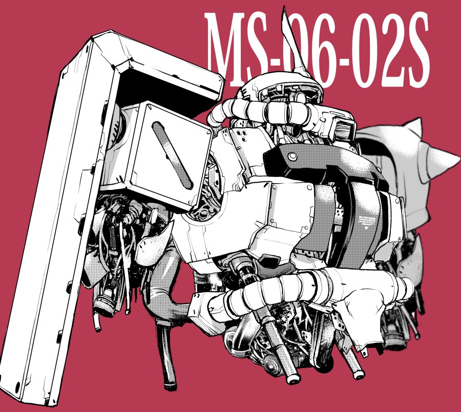 「MS-06-02S
#ガンダム 」|たくま朋正＠航宙軍6巻発売中のイラスト