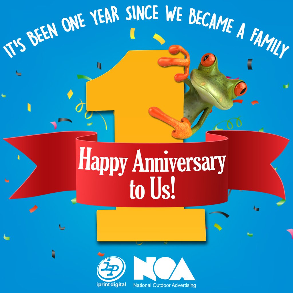iprintjamaica's tweet photo. ๐พHAPPY 1 YEAR ANNIVERSARY TO US!!! ๐ Today, April 6th, marks 1 Year since we became IPNOA! ๐ @noajamaica
#celebrate #IPNOA #newyear #iprint #nationaloutdoor #family #twobrands #oneawesomefamily #oneamazingteam ๐๐ฝ https://t.co/RIztEUXDAV