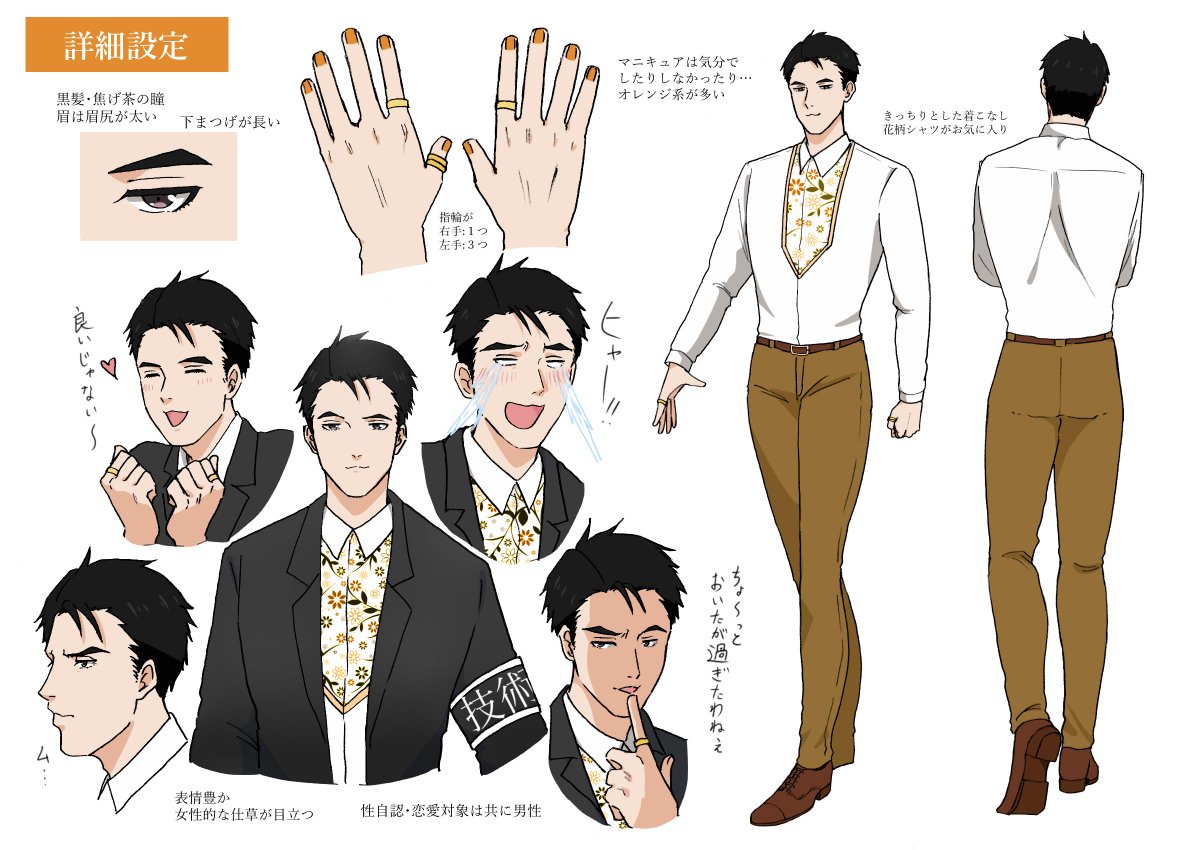 ッチェマレ こちらの企画 Taitouka Tl に参加失礼致します 緩め笑い上戸のオネエさんです 事前に昔馴染み スリ マンセルと情報分析班のオネエカルテットの関係を頂いております よろしくお願い致します 帯刀課 Cs 帯刀課 技術開発班