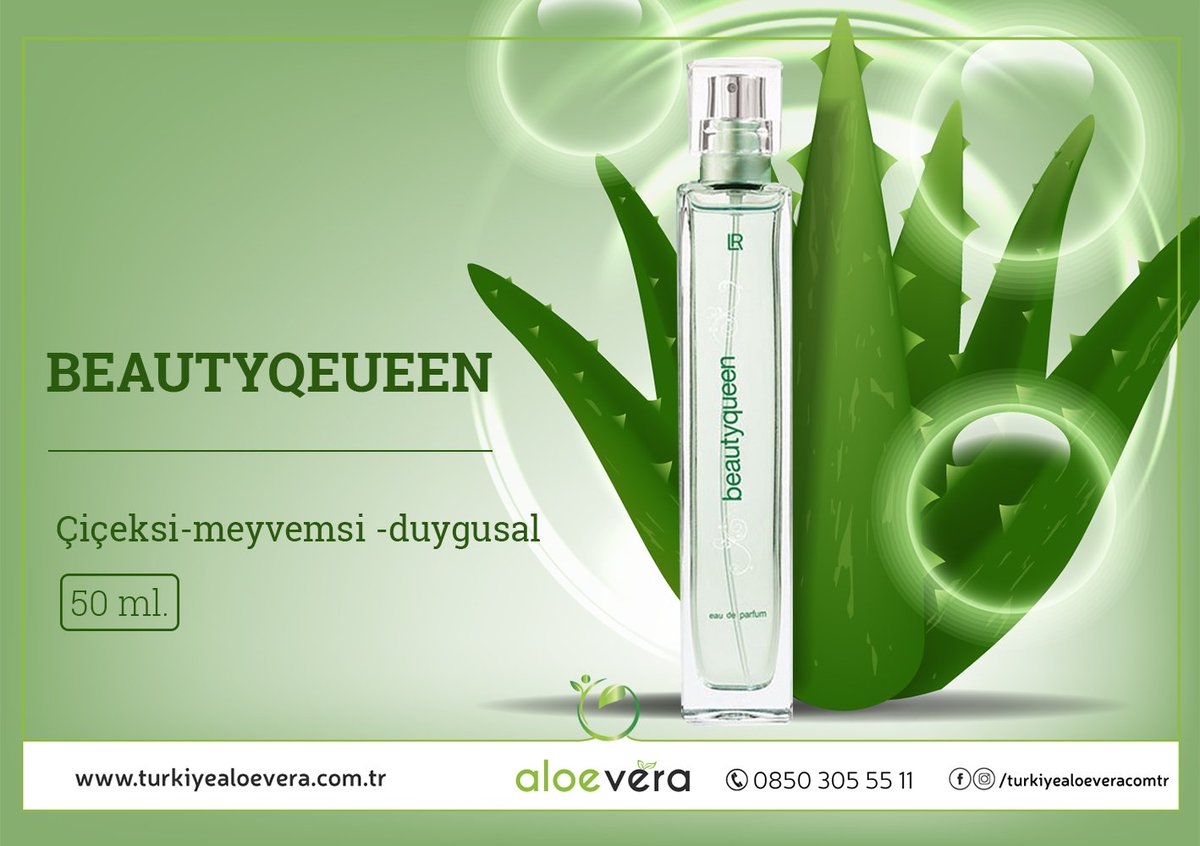 traloeveracomtr's tweet image. BEAUTYQEUEEN
Çiçeksi – meyvemsi – duygusal
50 ml.
Daha Fazlası İçin: turkiyealoevera.com.tr/tasa…/99-beautyqueen.html
#turkiyealoevera #lrzeitgard #lrecapin #gıdatakviyesi #bebekkremi #koku #erkekparfüm #kadınparfüm #temizlik #bakım #Meuby #CristinaFerreira #sağlık #mikroblading
