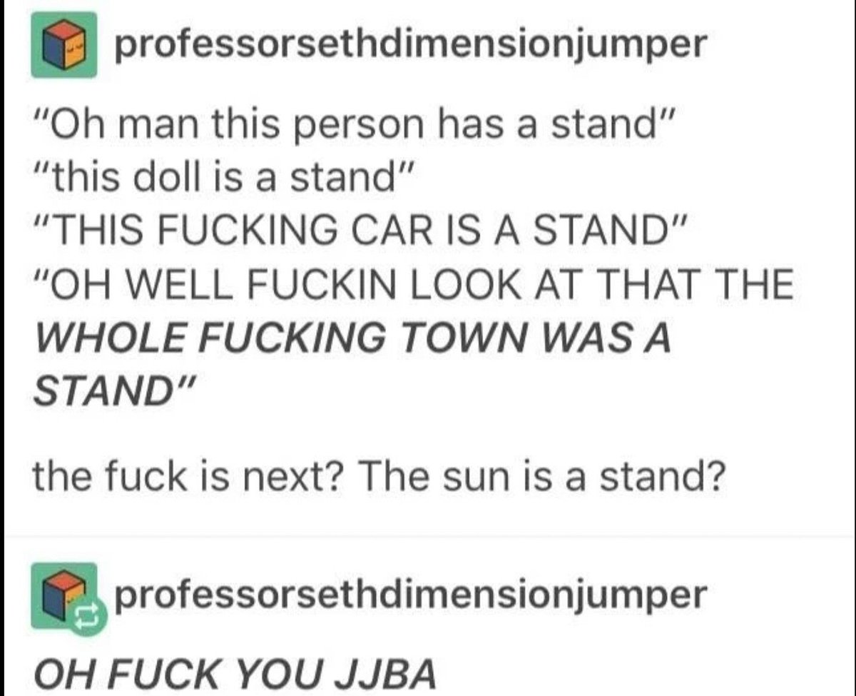 12. what if YOU were the stand all alonh